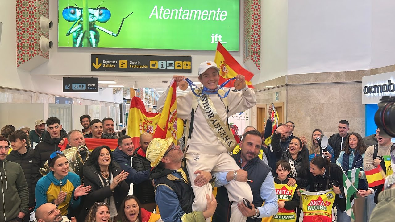 Recibimiento a la granadina Ana Alonso, doble medalla de bronce en los Juegos Olímpicos de Invierno