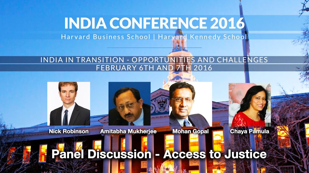 2016 India Conference Panel - Access to Justice