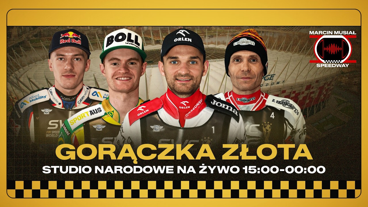 Żużlowy Puchar Świata w Warszawie! Jesteśmy na żywo pod Stadionem! | Studio przed, w trakcie i po!