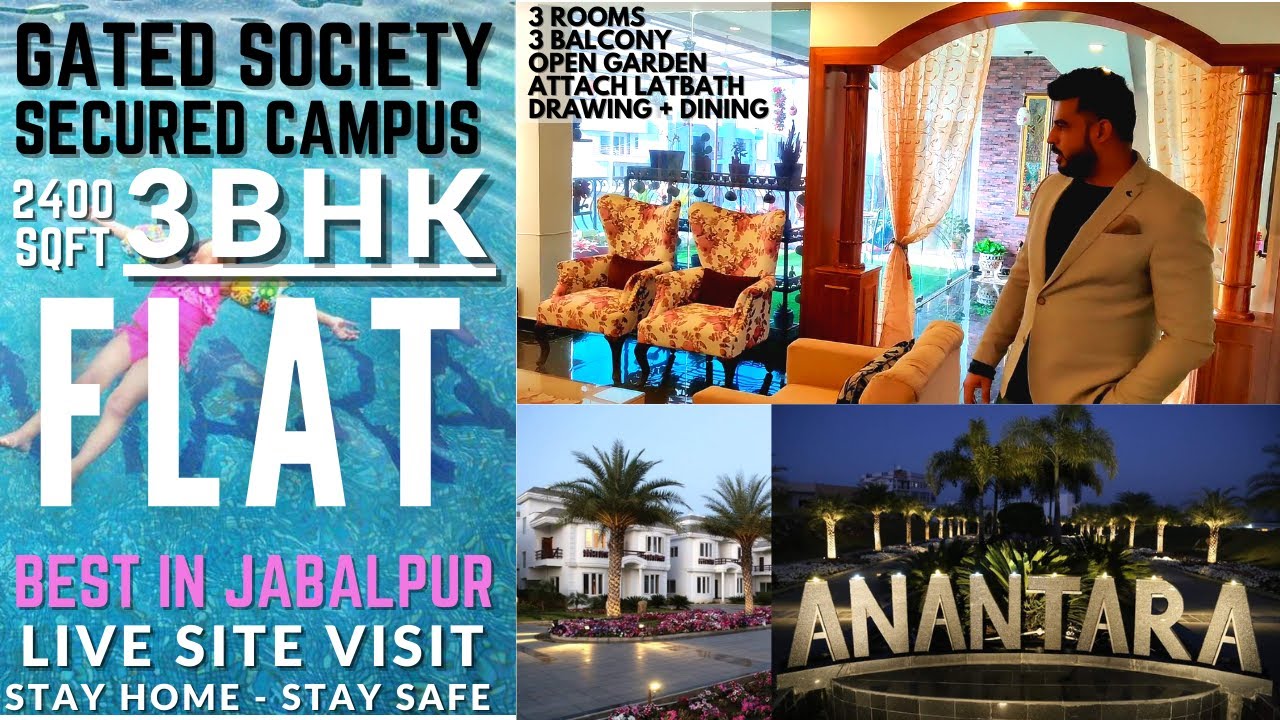 #ANANTARA #ForSale Smartly Designed #3BHK 𝗙𝗹𝗮𝘁 in #Jabalpur #SmartHome || Property Wala Bhai
