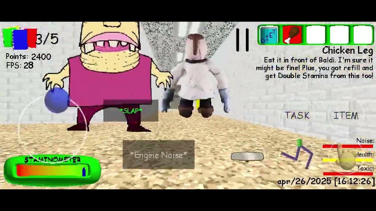 Baldi Basic In The Chaotic Nightmare Beta  Costum Mode Gameplay [Read Desc]