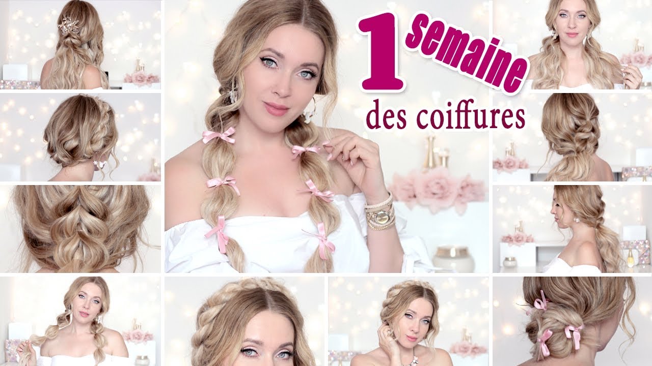 LA RENTREE SCOLAIRE: 1 semaine des coiffures ❤ Tuto cheveux mi longs