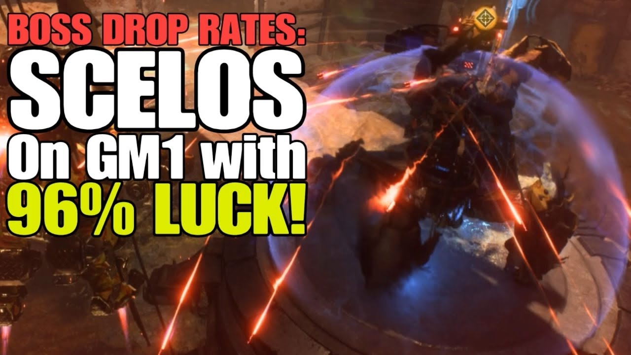 Anthem - Scelos Drop Rates on GM1 with 96% LUCK! (Patch 1.0.4.02)