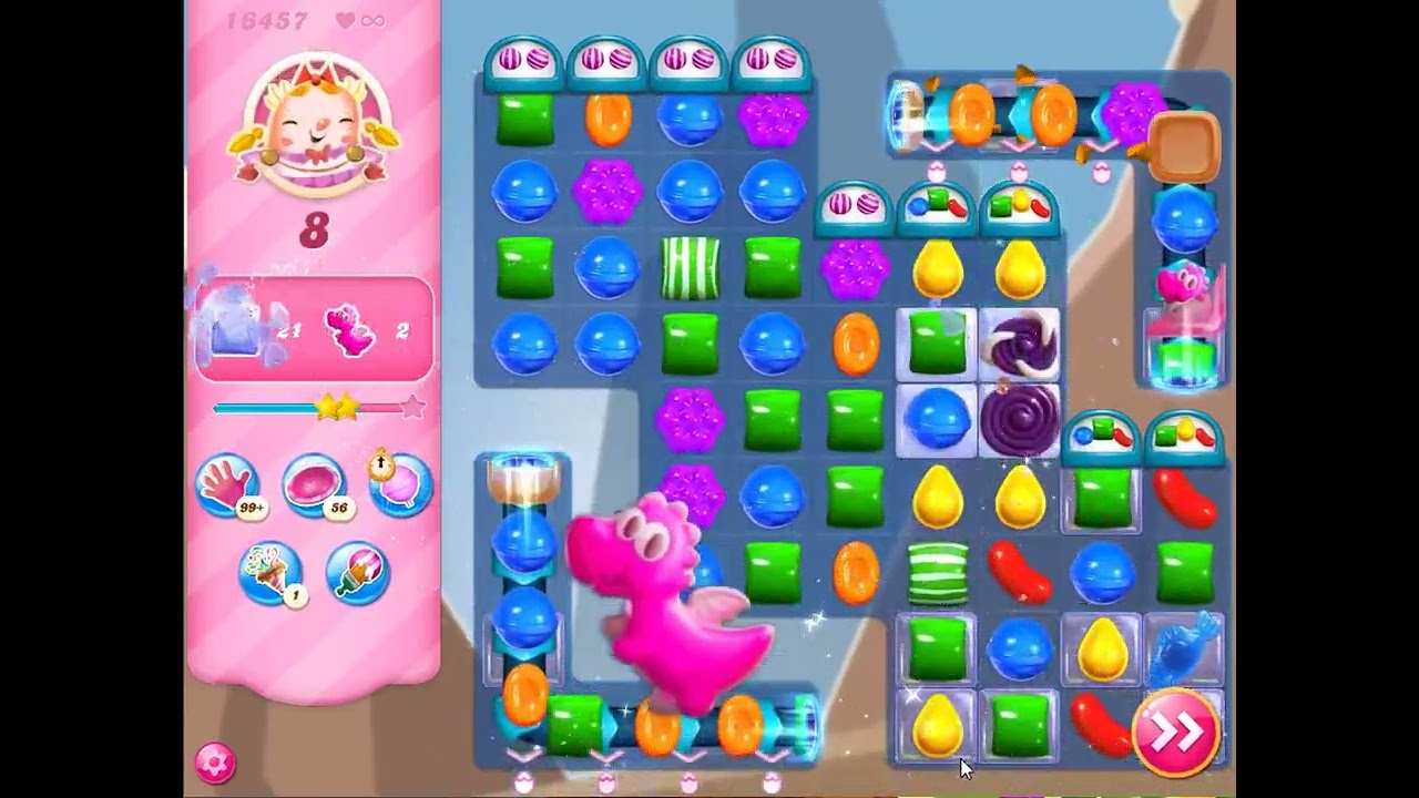 Candy Crush Saga Level 16457 - NO BOOSTERS | SKILLGAMING ✔️