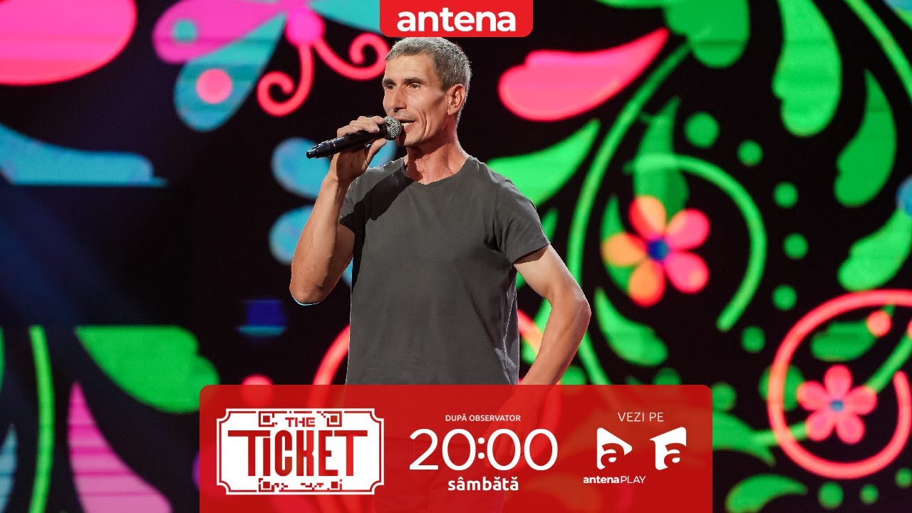 Nicu de la Câzânești, show total pe scena The Ticket