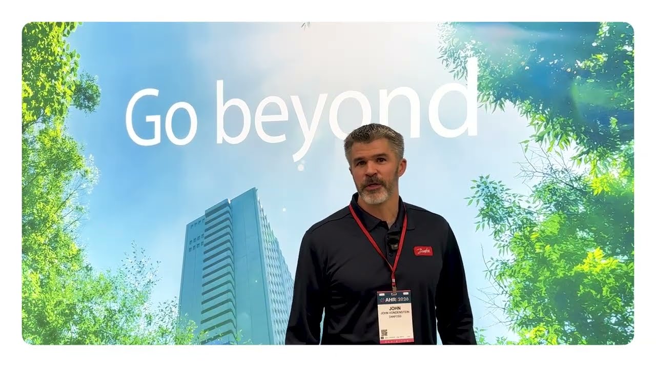 Danfoss на выставке AHR 2026: Переход к использованию новых хладагентов | Решения Danfoss для сис...