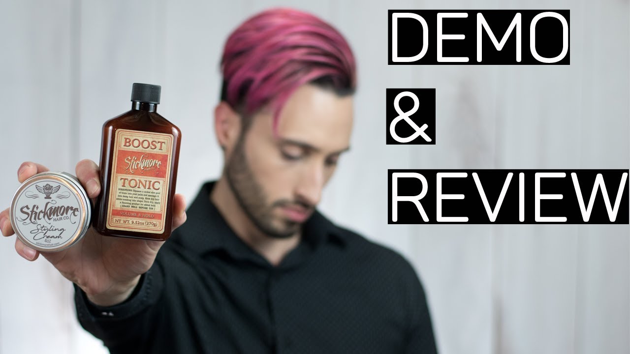 NEW STICKMORE DROPS | Boost Tonic & Styling Cream | DEMO & REVIEW