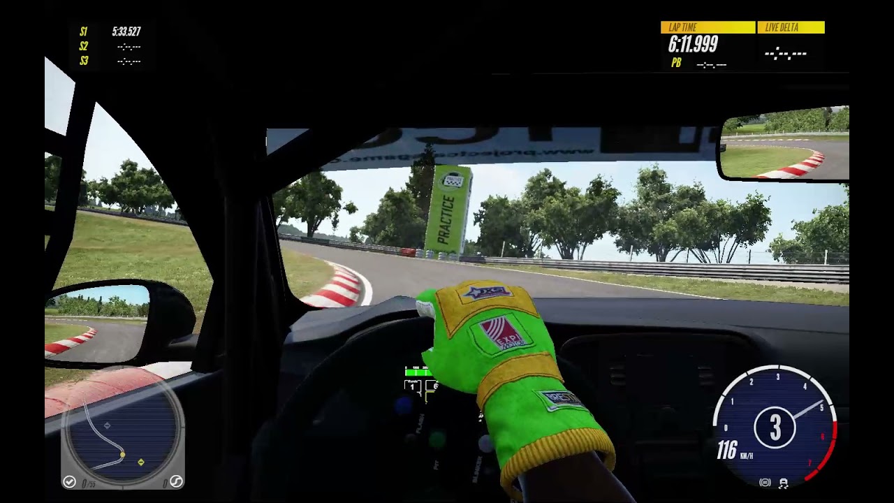 Nurburgring in Reverse Lap