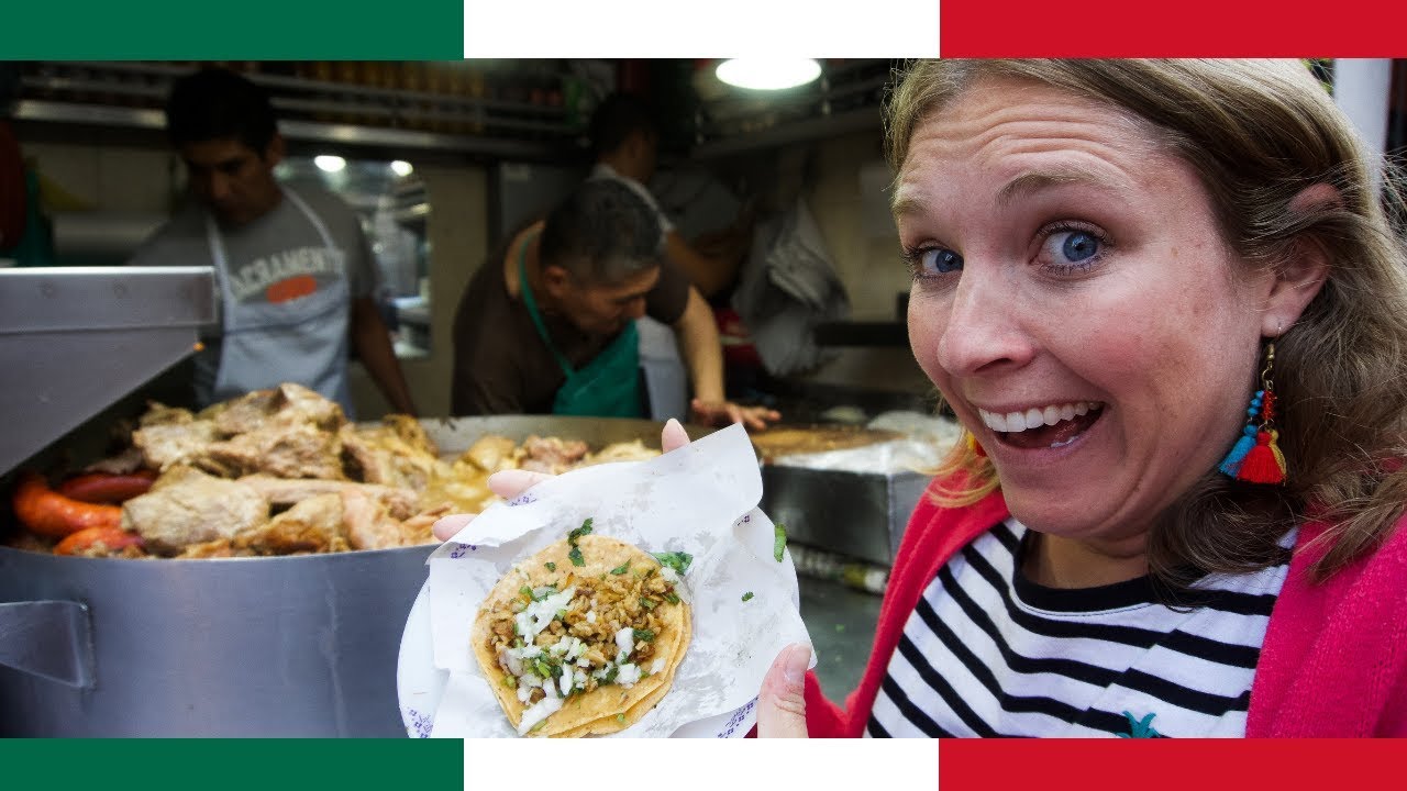 Eating INTESTINE TACOS (Tacos de tripa)