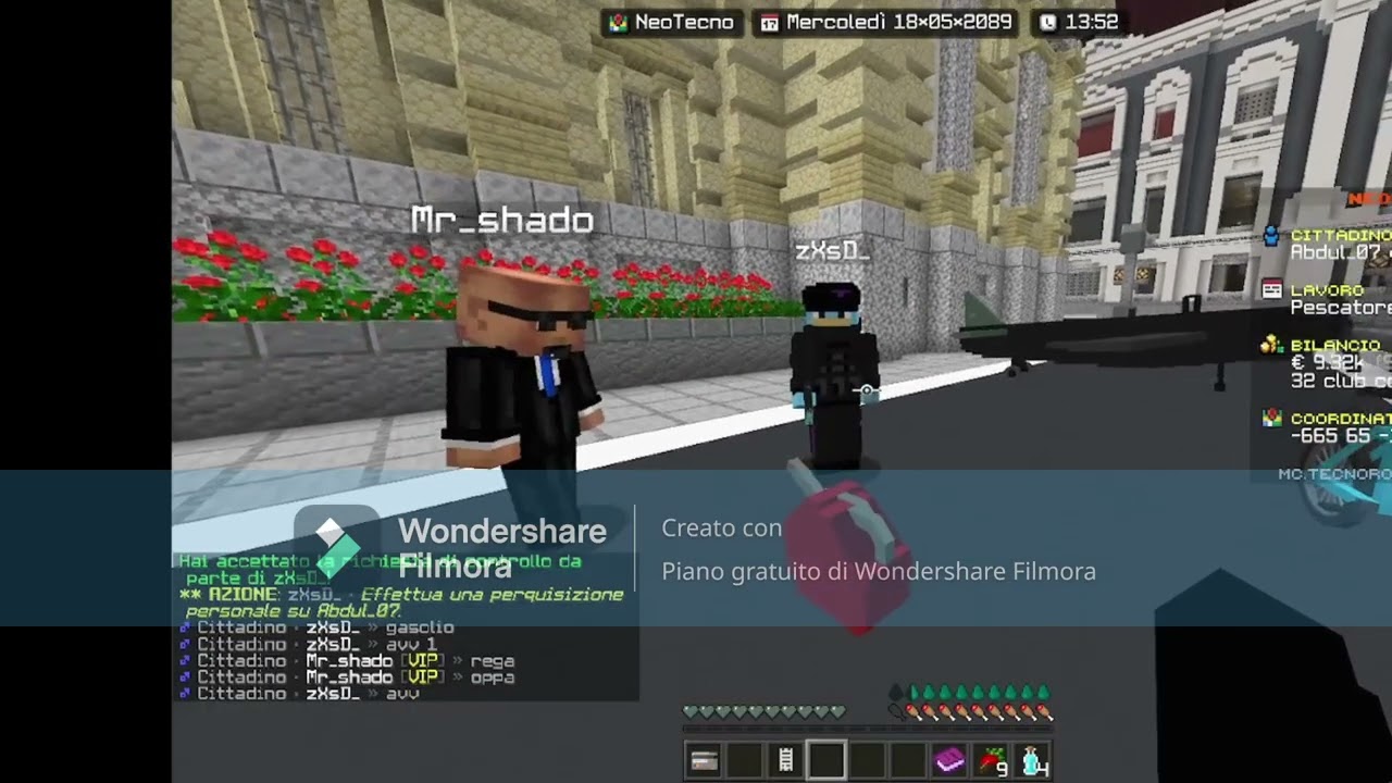 APPROVAZIONE KILL SU zXsD_ TECNOCRAFT MINECRAFT