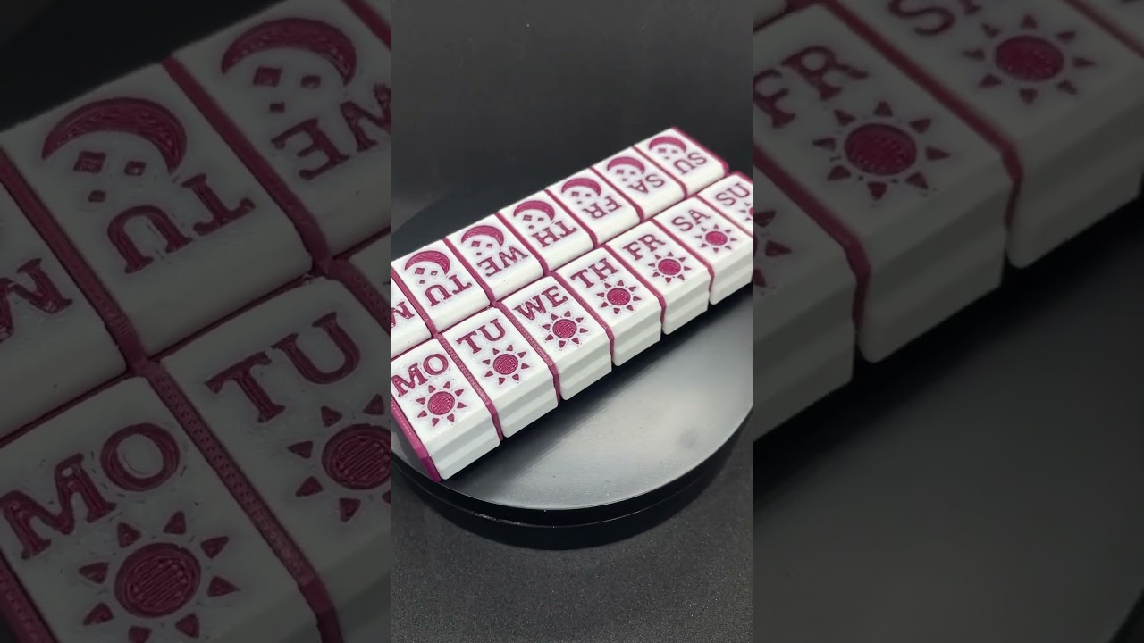 3D Printed Pill Box Container #3dprint #3dprintingideas #pillbox