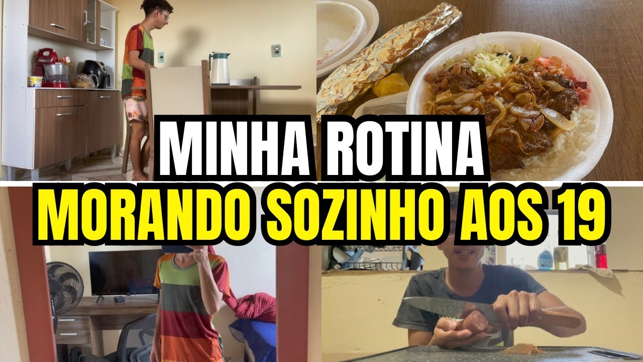 ROTINA DE UM SÁBADO MORANDO SOZINHO AOS 19! 😍🏠