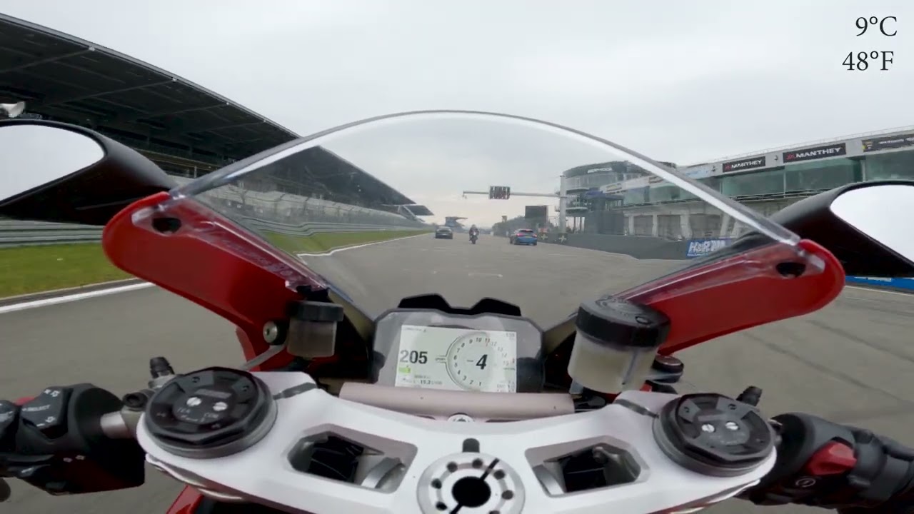 Ducati Panigale V4 on Nürburgring GP 08.04.23 | first ride with my new bike
