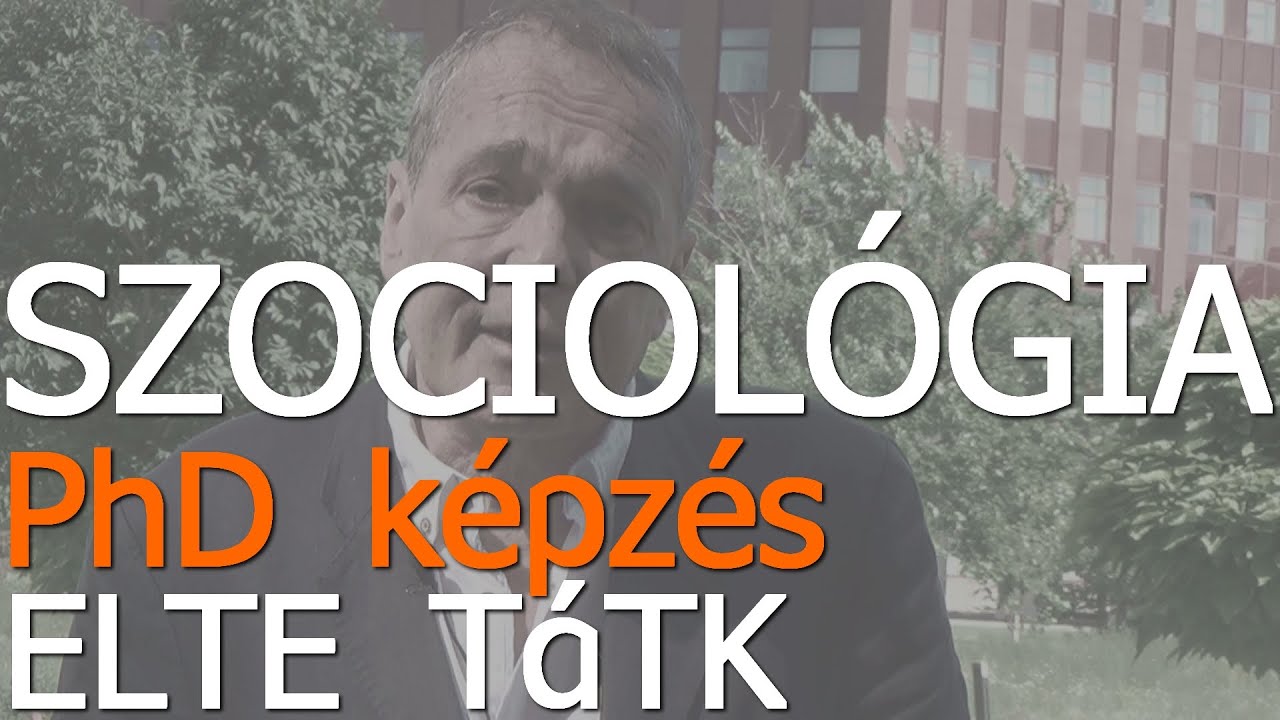 Szociol&oacute;gia PhD k&eacute;pz&eacute;s