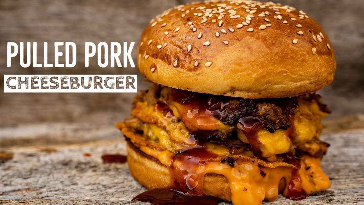 Pulled Pork Cheeseburger 🍔 - so einfach und so lecker