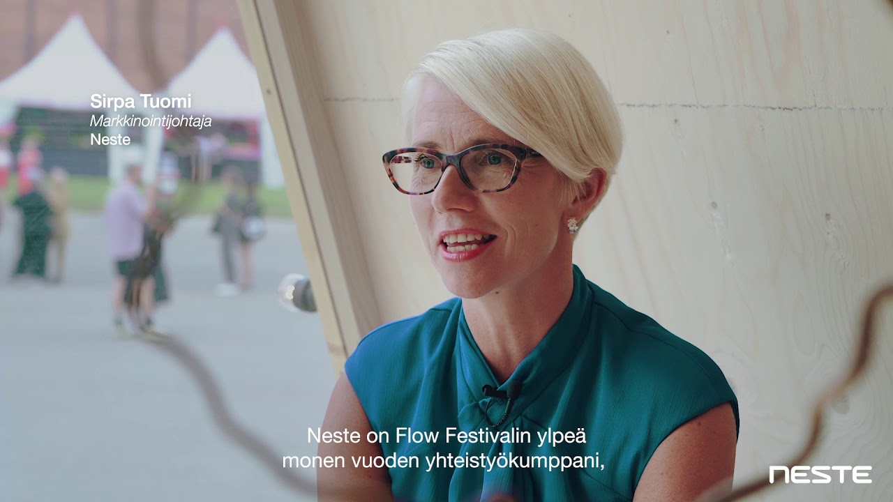 Neste MY uusiutuva diesel pienent&auml;m&auml;ss&auml; Flow Festivalin hiilijalanj&auml;lke&auml;