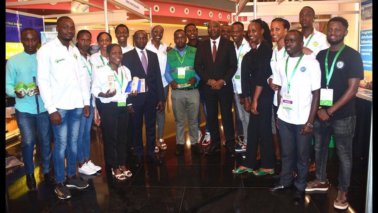 Youth agripreneurs unveiling their agribusiness ventures at KCC during #IBMA2024