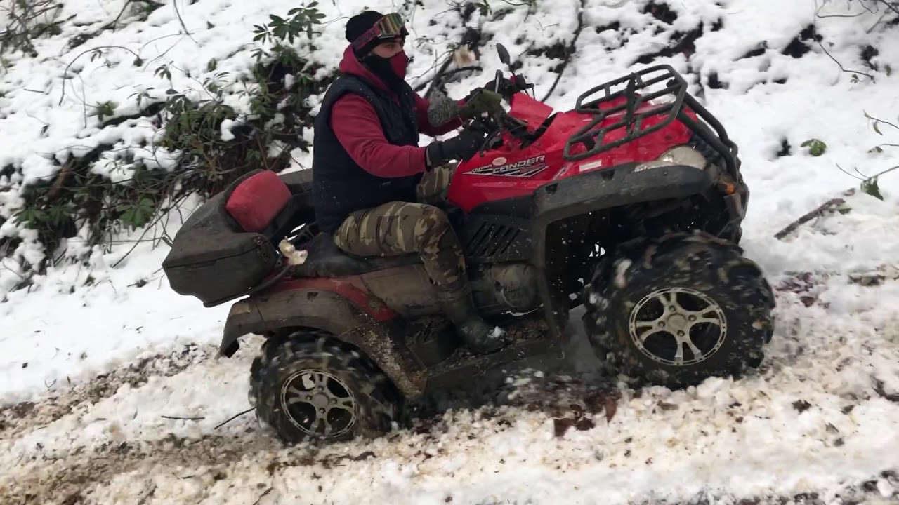 KOCAELİDE  KAR  ,ATV GRUBU KARLA M&Uuml;CADELE CF500,CF800.SMC700.TERRA 500