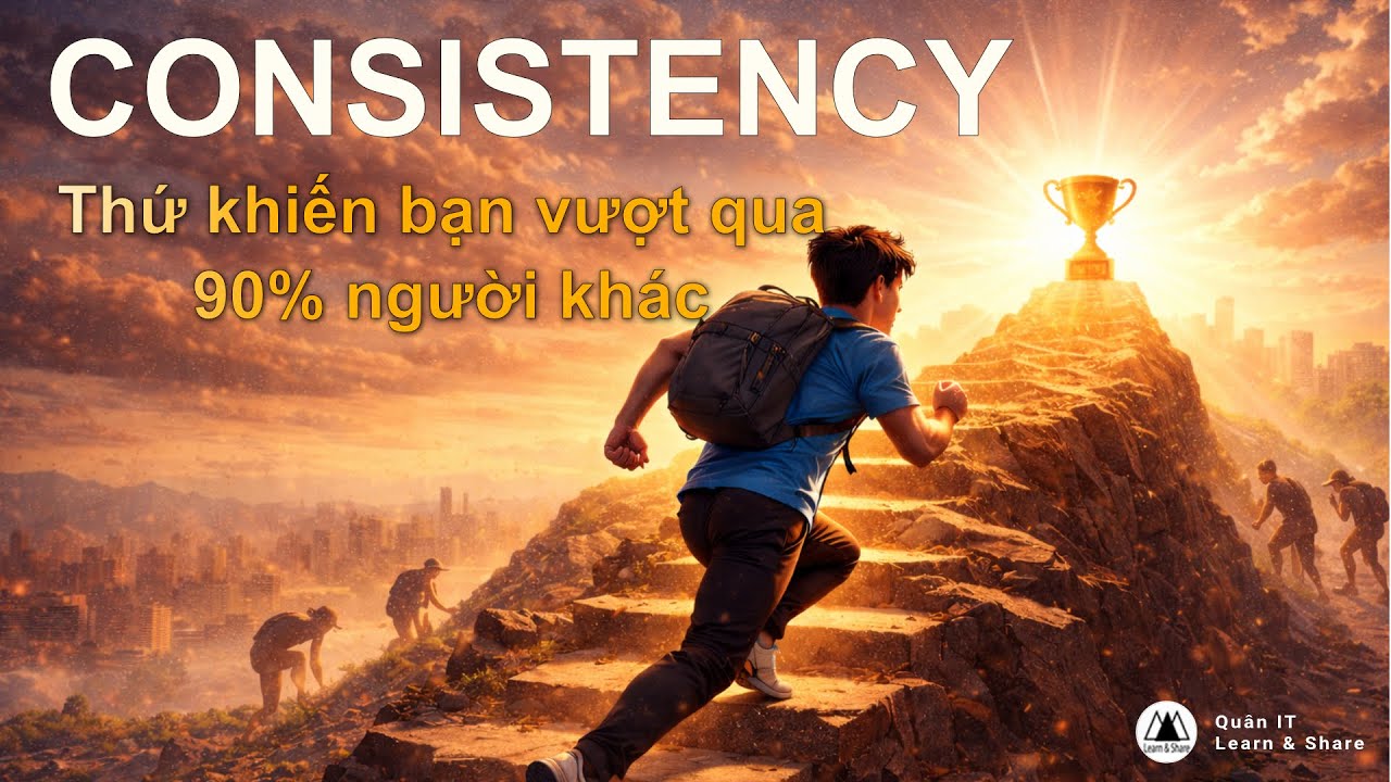 CONSISTENCY: Thứ khiến bạn vượt qua 90% người khác | Quan IT