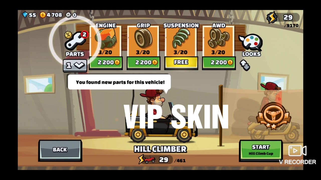 HCR2 VIP skins in cars