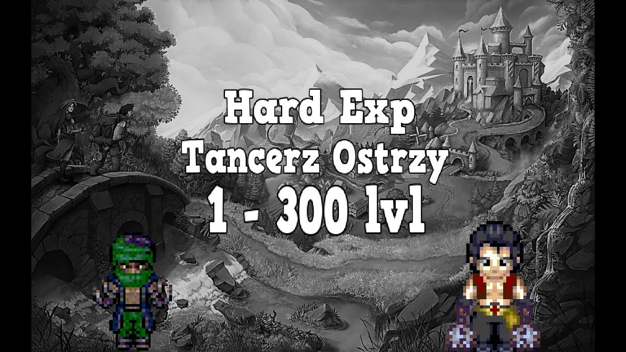 Margonem 1-300 Hard expienie tancerza ostrzy!!