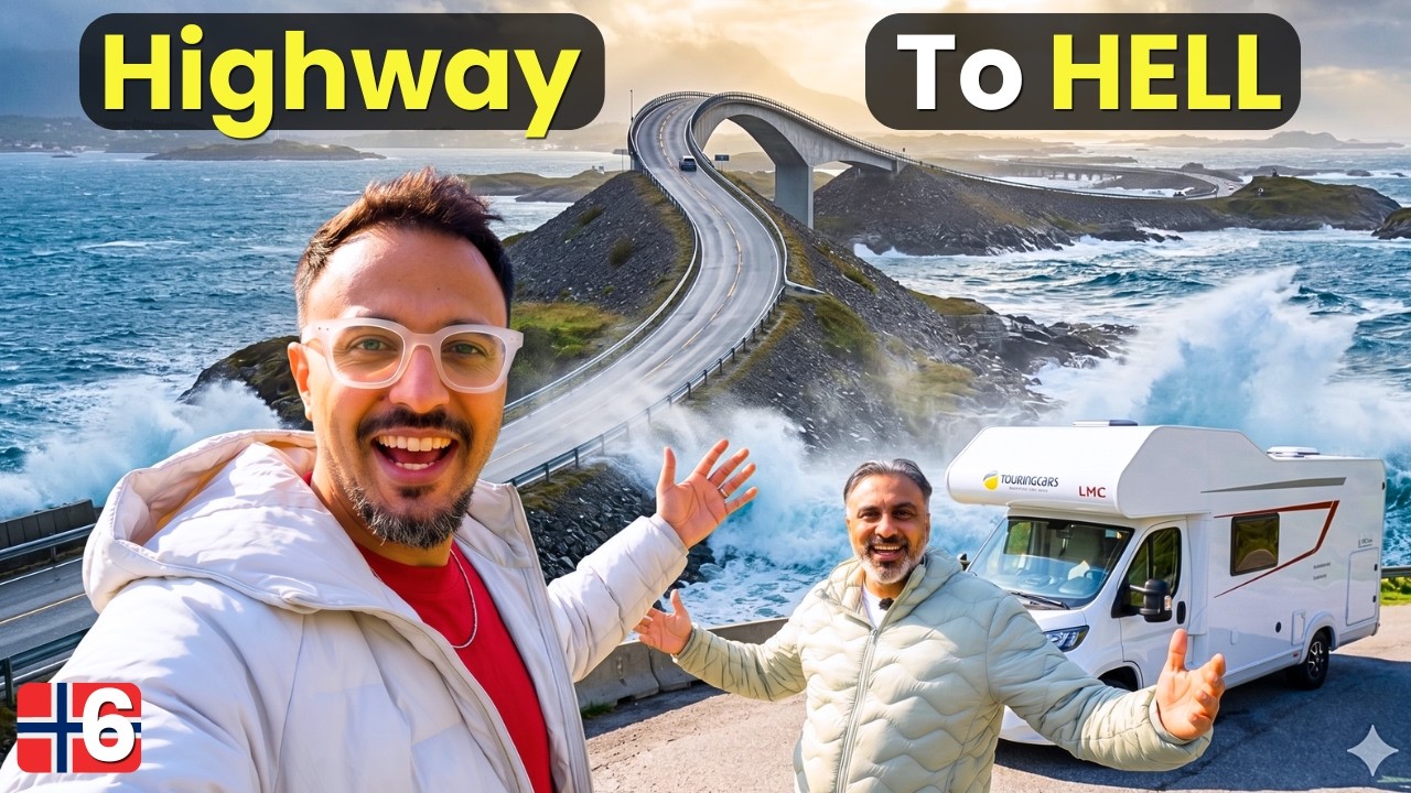 The Highway to Hell ! Motorhome on the Atlantic Highway Norway 🇳🇴
