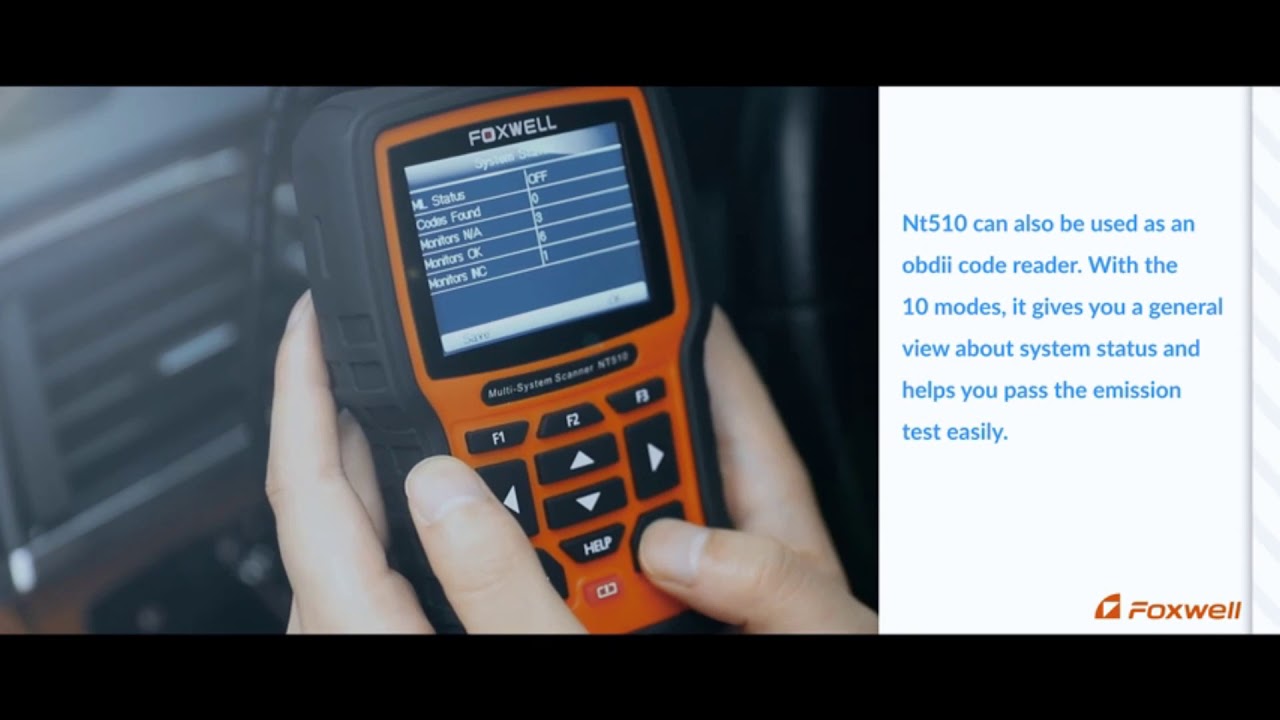 FOXWELL NT510 Elite Multi-System Scanner ---- The Most Cost-Effective Professional Scan Tool.