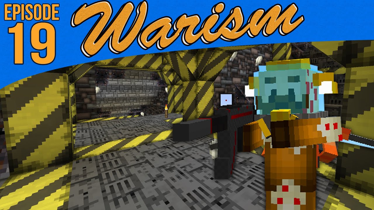 Minecraft Warism - Fallout Vault Construction - Modded War Survival