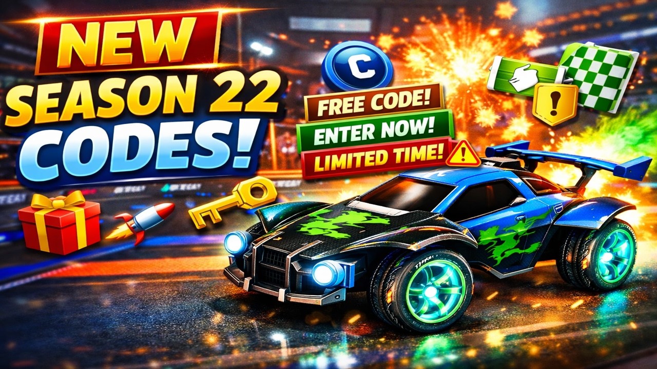 Rocket League Season 22 Codes Just Dropped!