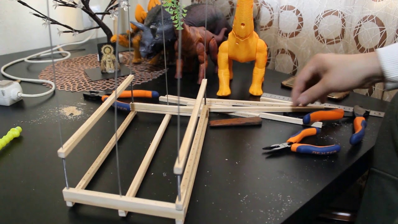 COMO HACER UNA JAULA PARA PAJAROS / AVES /CANARIOS / HOW TO MAKE CAGE FOR BIRD