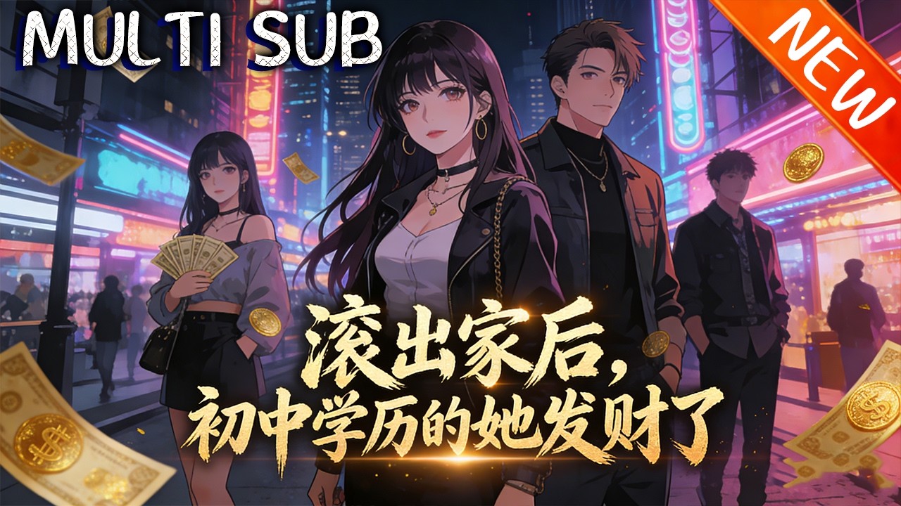 💥【新番上线】《滚出家后，初中学历的她发财了》李岩成绩优异却被逼退学，供弟弟鹏飞读书。她不甘命运抗争到底，誓以知识逆天改命，让重男轻女的家人悔恨终生！#战斗 #逆袭 #斗破动漫 #动漫