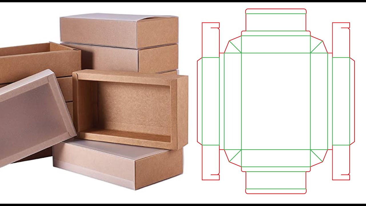 How to Make Box with Spine Die Cut / Dieline Tutorial on Adobe Illustrator in Hindi / Urdu