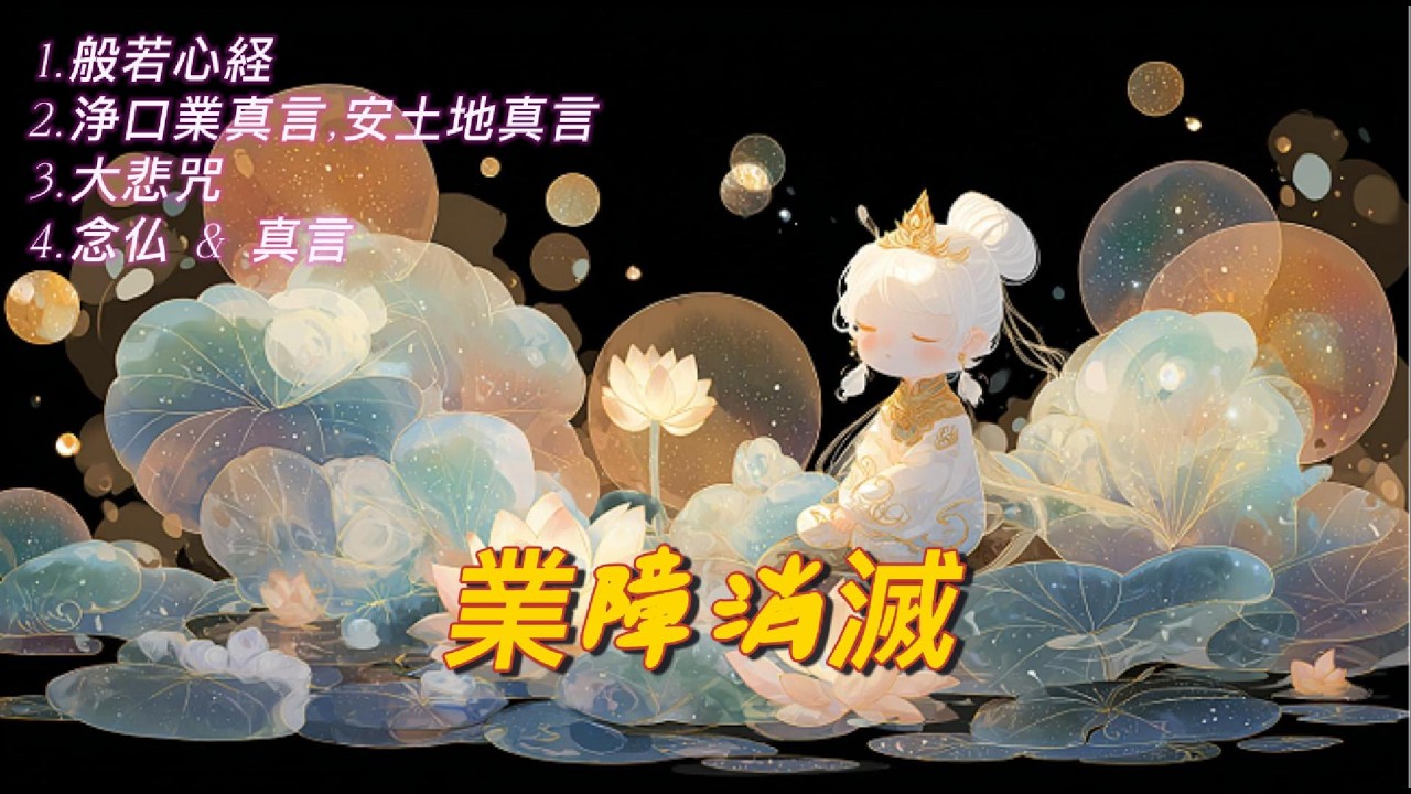 日本語 仏教経典 毎日のお勤め | 般若心経, 浄口業真言, 安土地真言, 大悲咒 [全曲＆リミックス]