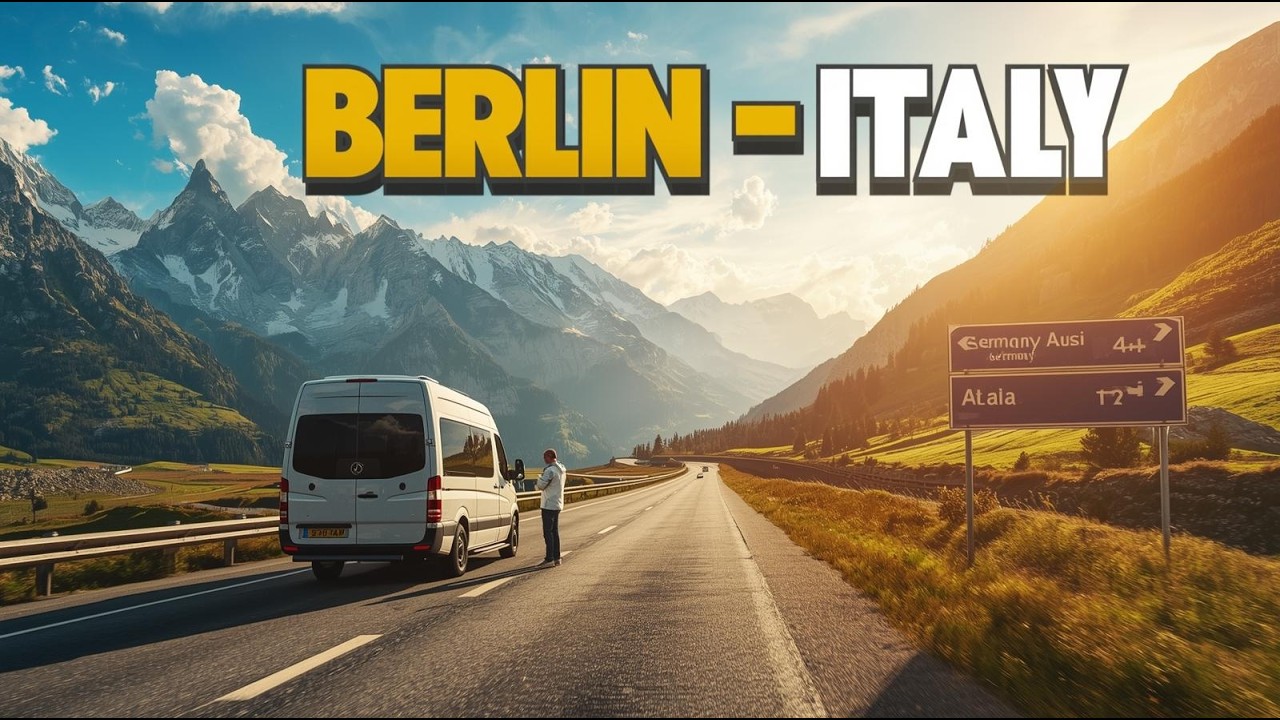 Berlin to Italy Road Trip 🚐 | Campervan Adventure Through Germany & Austria
