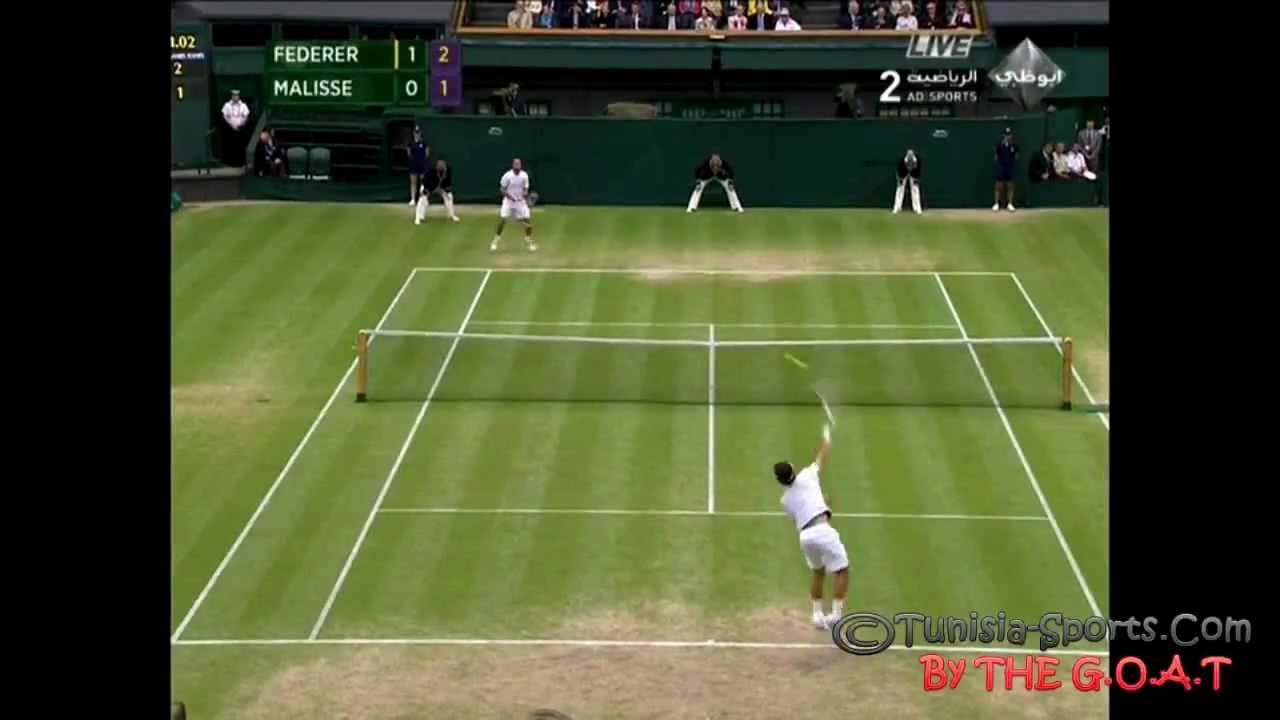 Roger Federer  Vs Xavier Malisse Full Highlights 4rd Wimbledon 2012 (HD)