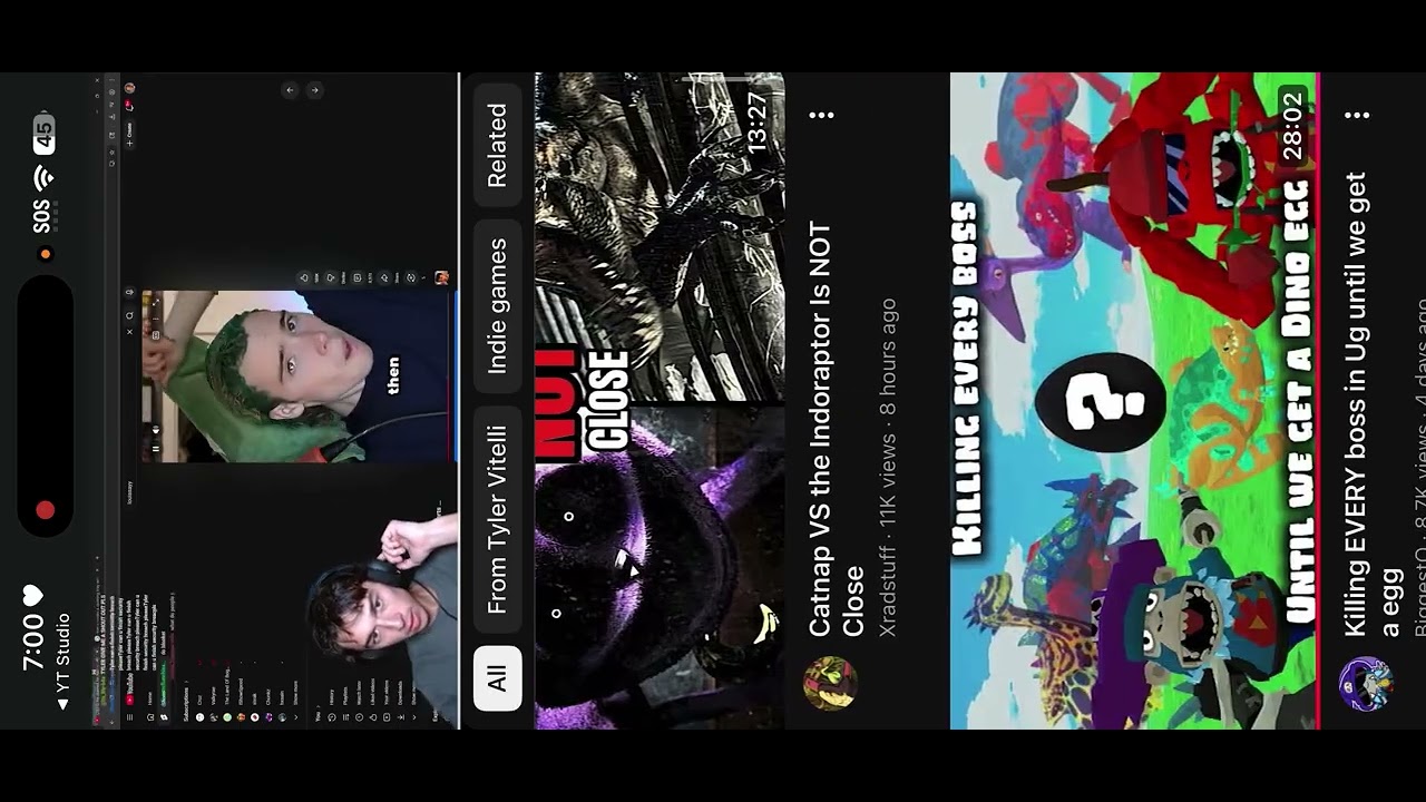 Reacting to Tyler stream