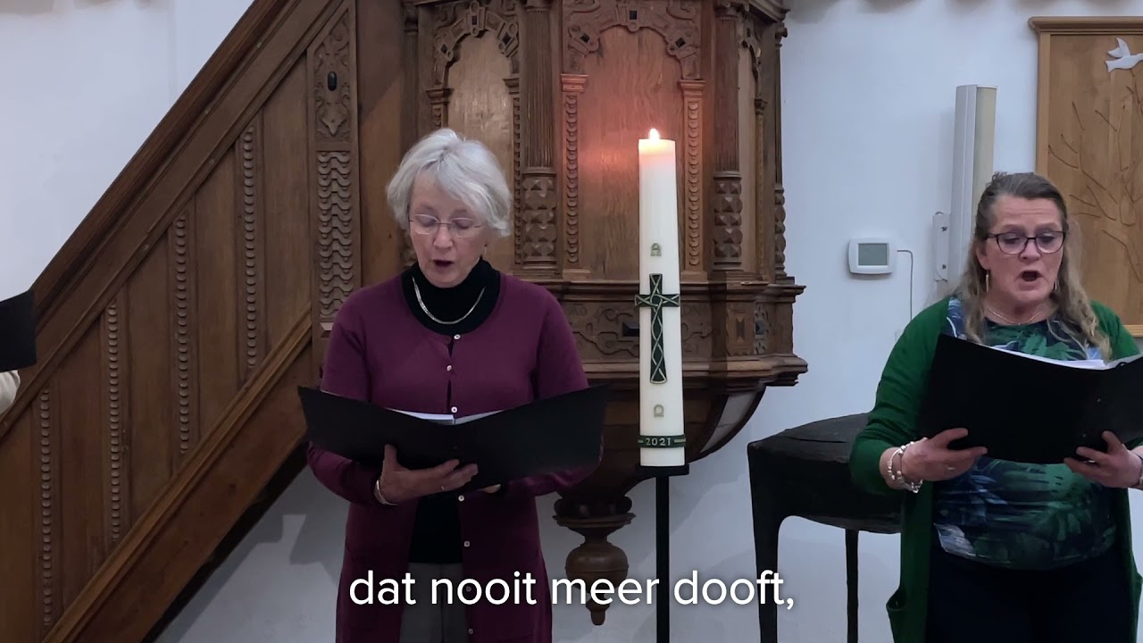 Liedboek lied 598 a capella  - Als alles duister is