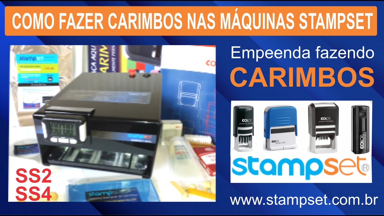 Como fazer carimbos, Máquina de carimbos Stampset COMPACT SS4
