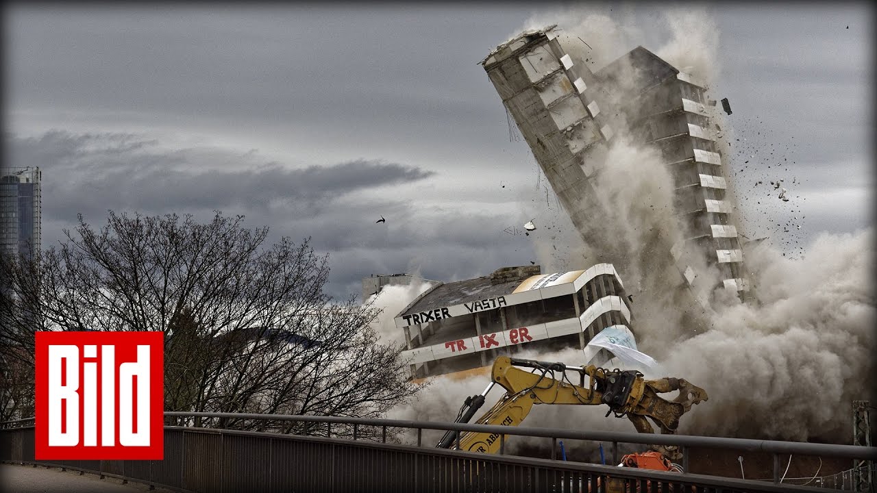 Hochhaus-Sprengung in Bonn (Lange Version)