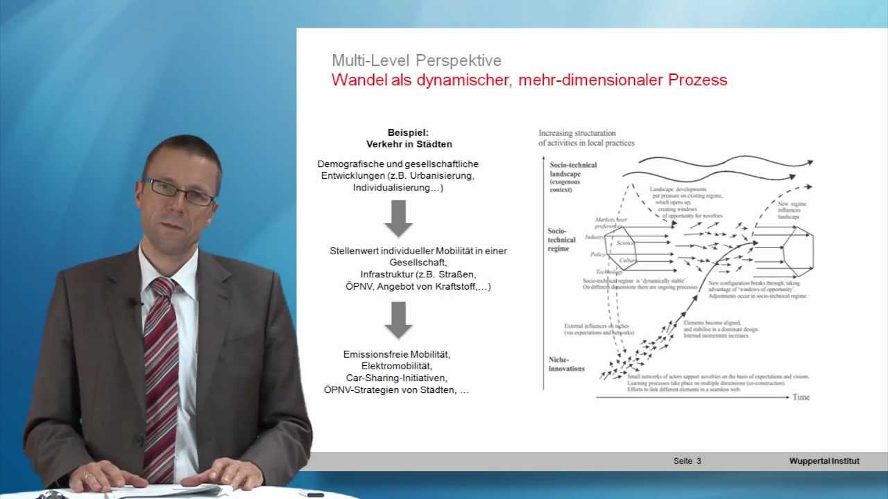 Einführung in die Transition-Forschung I : Die Multi-Level Perspektive