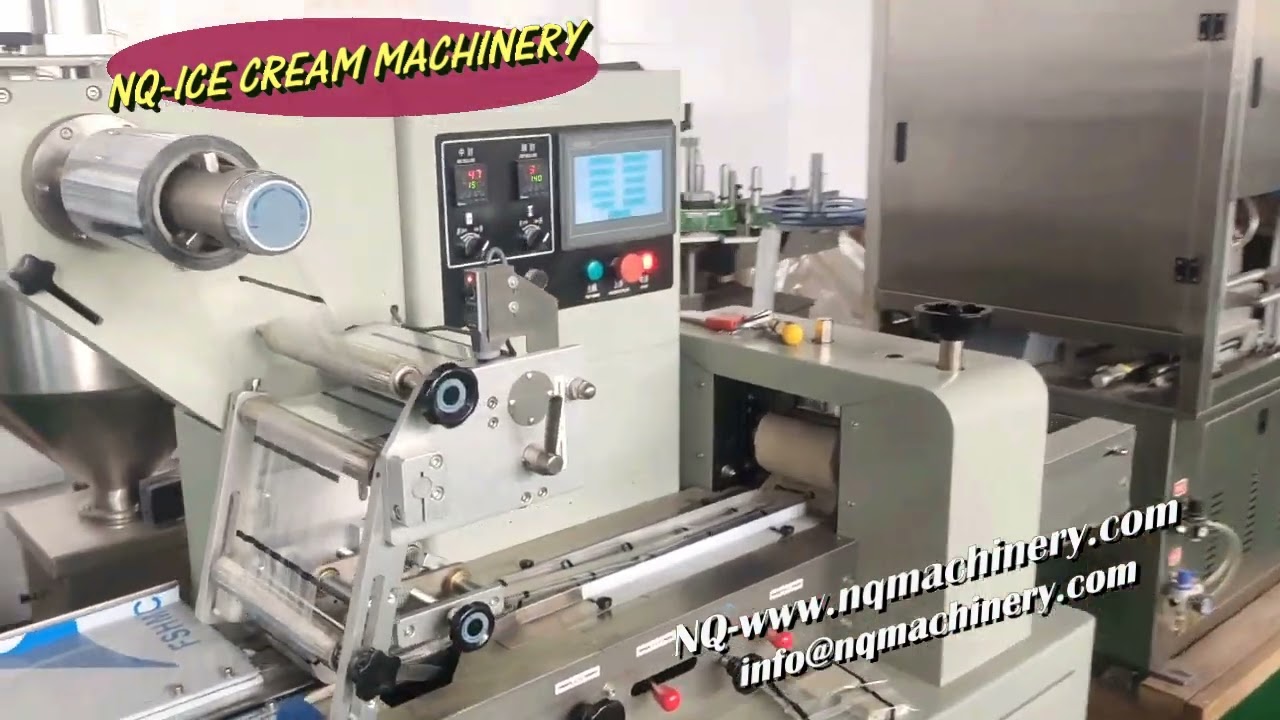 NQ Ice Cream Popsicle PE Wrapping Packing Machine