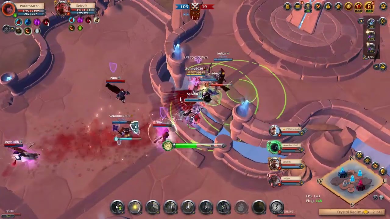 Manvaa bullying a dagger pair in albion