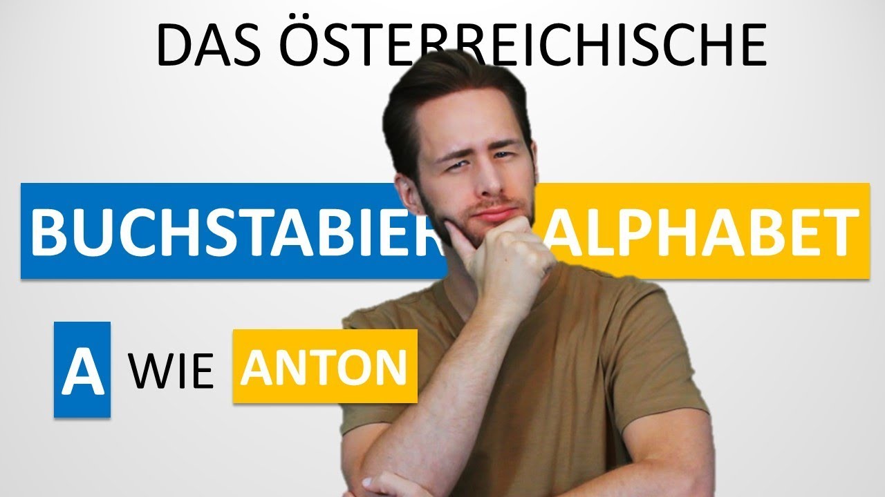 Das österreichische Buchstabieralphabet