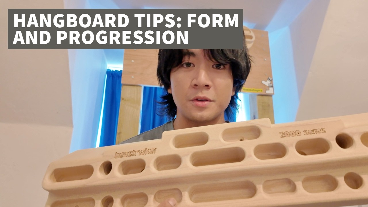 Hangboarding tips: Form and Progression