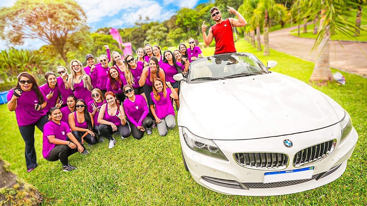 AGORA EU ARRUMO UMA NAMORADA! VAI COME&Ccedil;AR O DESAFIO DAS MULHERES VALENDO A BMW Z4