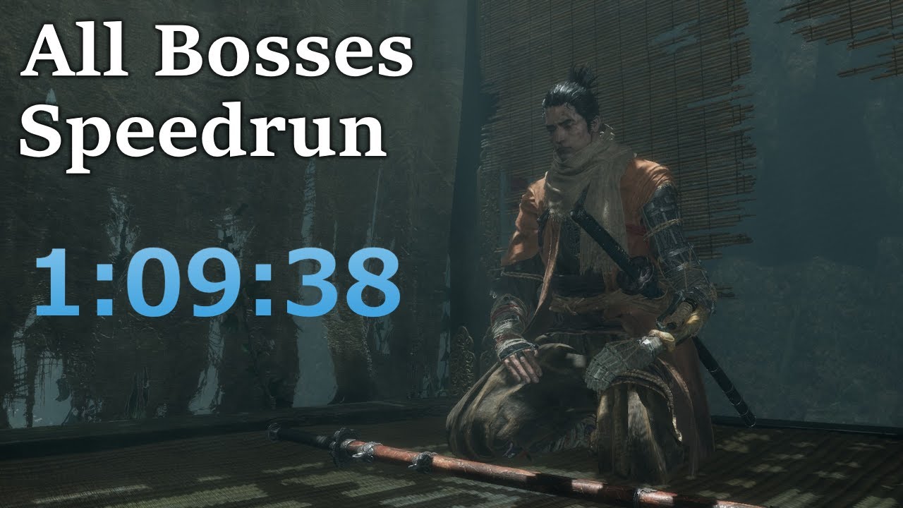 Sekiro - All Bosses/Minibosses Speedrun in 1:09:38 (Restricted)