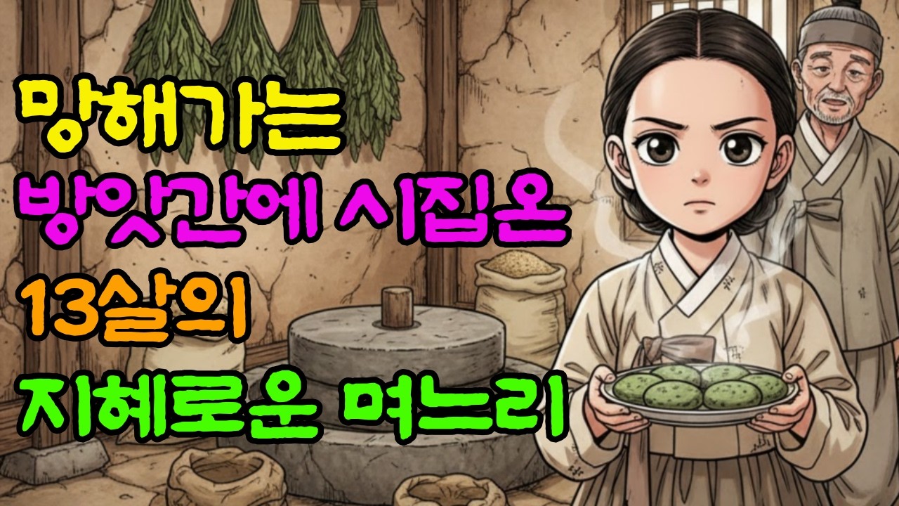 망해가는 떡 방앗간을 살린 13살 지혜로운 며느리, 씨래기 한 웅큼으로 집안을 일으킨 이야기ㅣ야담 ㅣ 민담 ㅣ 옛날이야기 ㅣ 야담요지경 ㅣ
