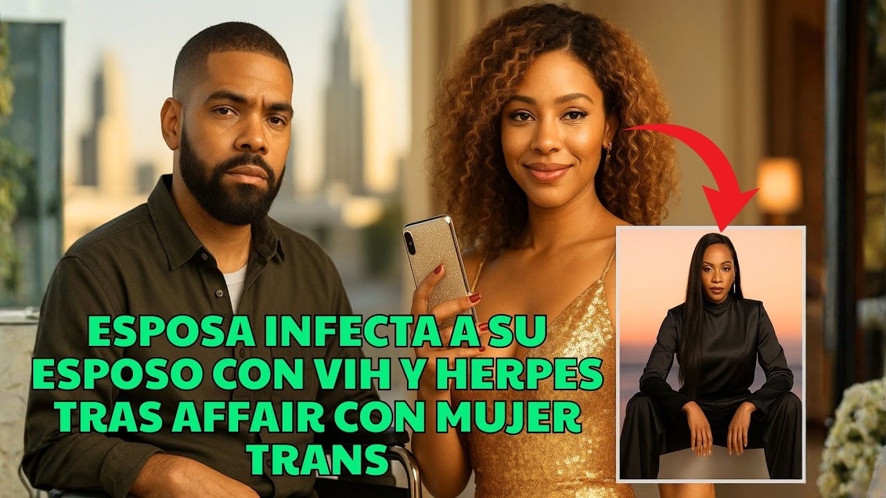 Esposa infecta a su esposo discapacitado con VIH y herpes tras affair con mujer trans; él se vengó.