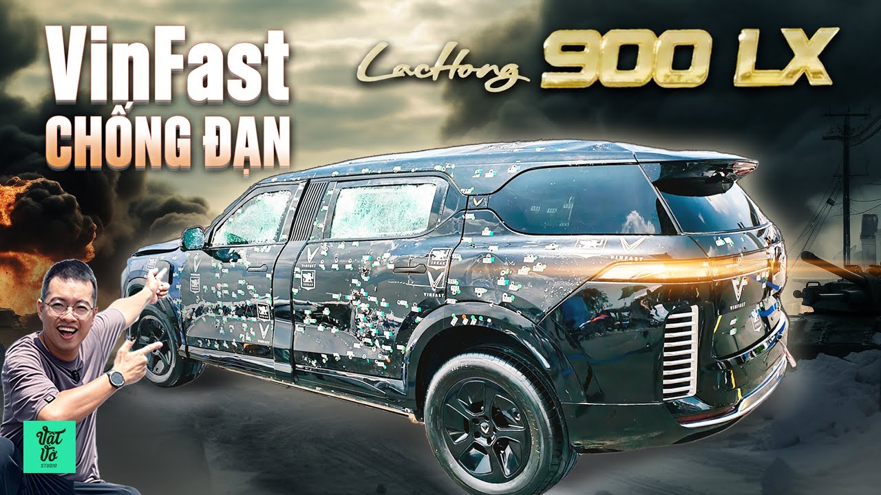 Xem thử Lạc Hồng 900 LX của Vinfast: Xe cho nguyên thủ quốc tế, demo chống 440 viên đạn