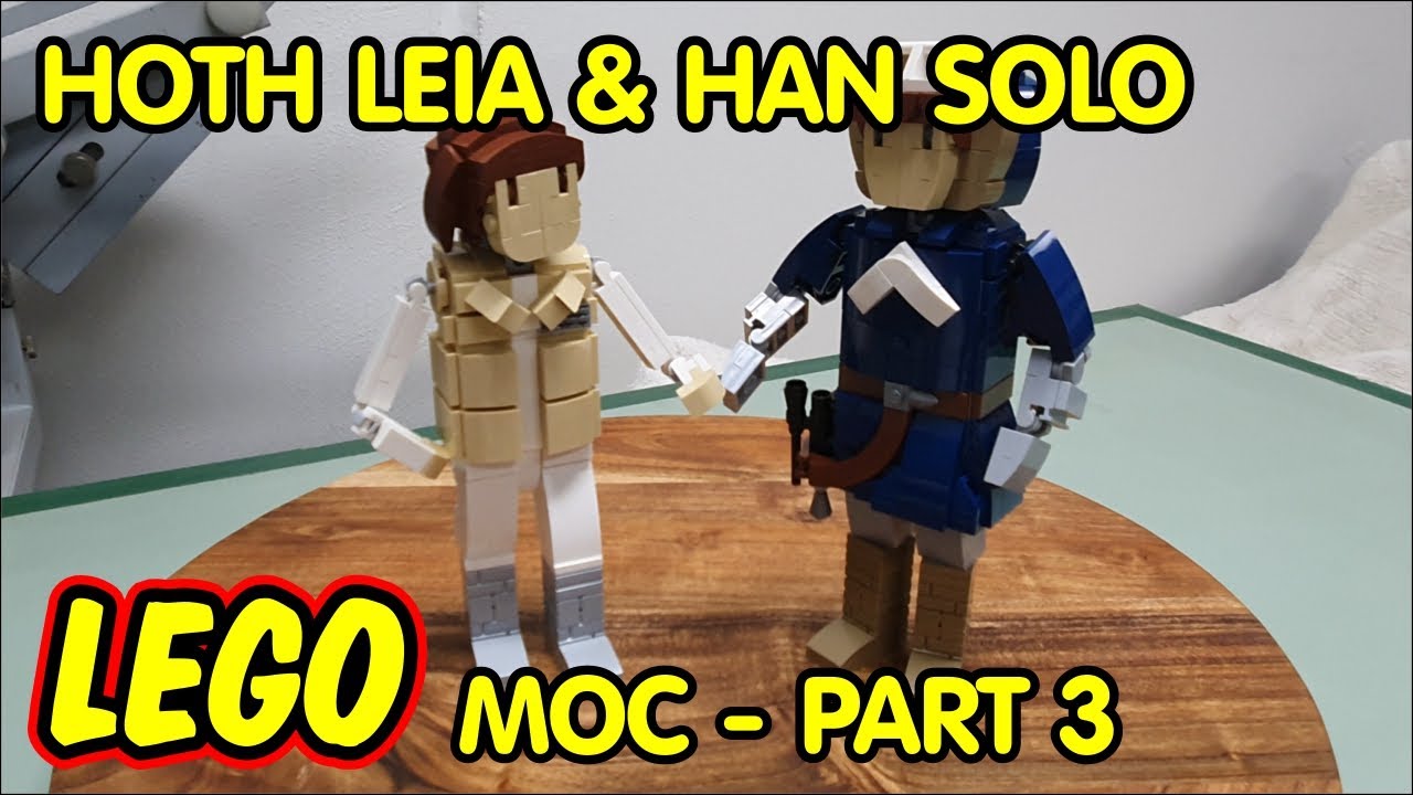 LEGO MOC Timelapse - Princess Leia and Han Solo - Introduction to MOCs Part 3